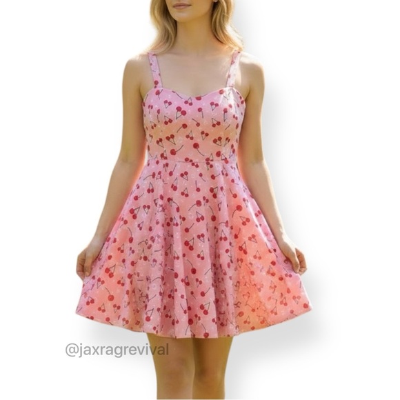 Sugar Thrillz Dresses & Skirts - SUGAR THRILLZ Cherry Print Mini Dress Size XS